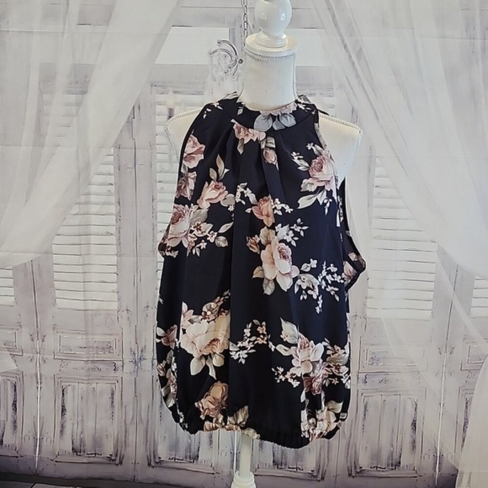 Shein Floral Halter Top NWOT